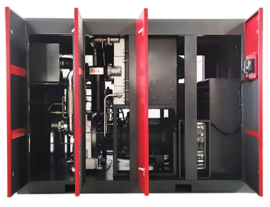 เครื่องอัดอากาศแบบสกรูโรตารี Dry Oil Free Screw Air Compressor