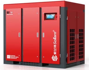 เครื่องอัดอากาศแบบสกรูโรตารี แบบ TWO-STAGE PM  Variable Speed