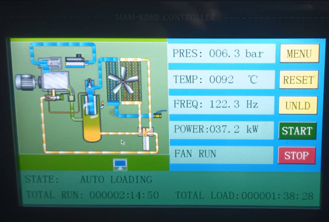 ผลงานเปลี่ยนชุด Drive control เครื่อง Atlas copco บริษัท โชติวัฒน์อุตสาหกรรม